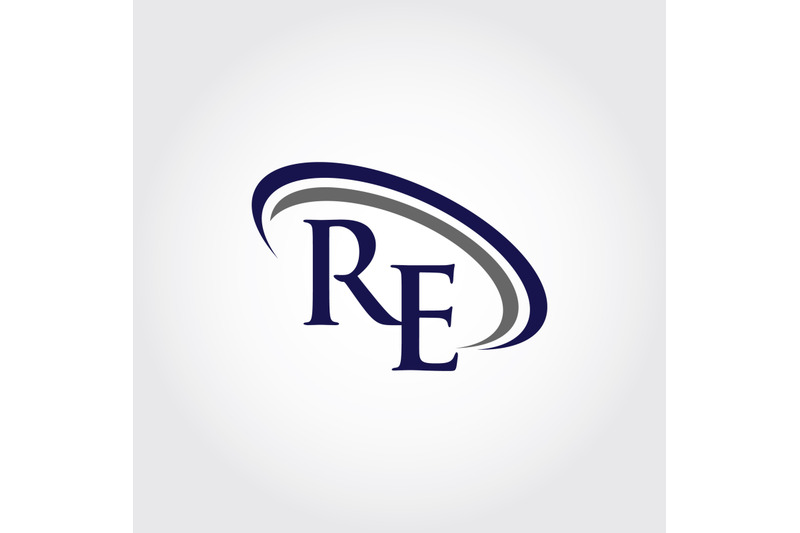 monogram-re-logo-design
