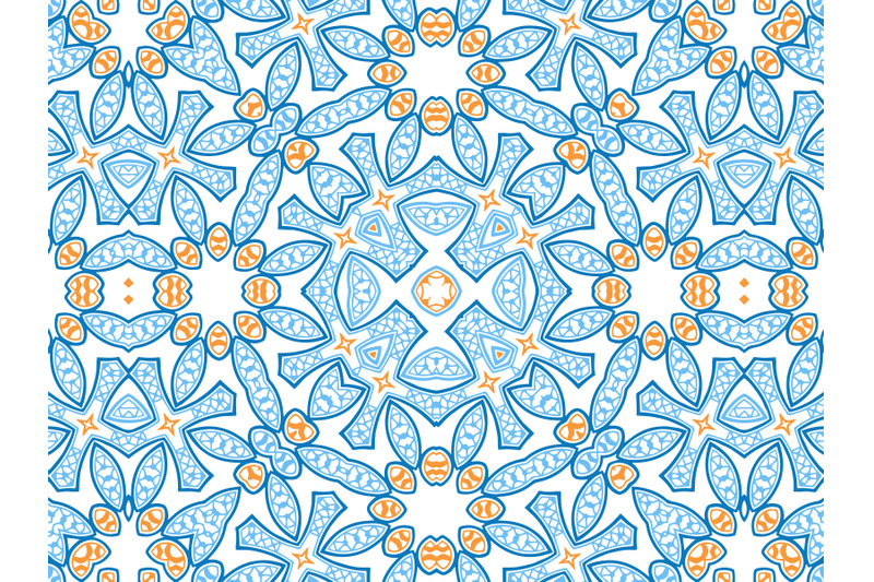 pattern-abstract-blue-orange-color