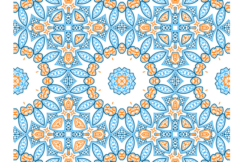 pattern-abstract-blue-orange-color