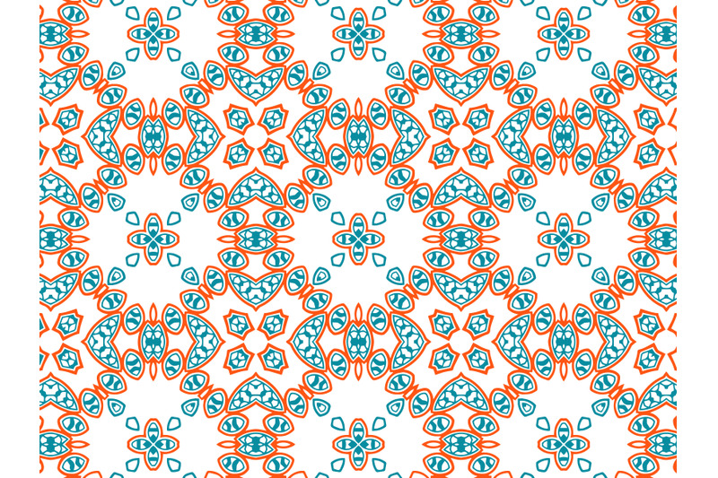 pattern-abstract-orange-blue-color