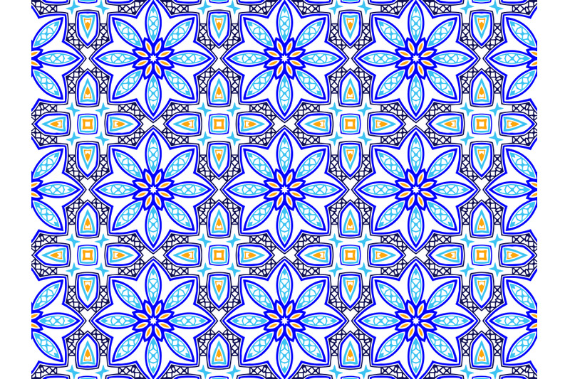 pattern-abstract-navy-blue-yellow-color