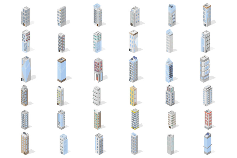 isometric-city-megapolis-with-cars-and-people-set-of-houses