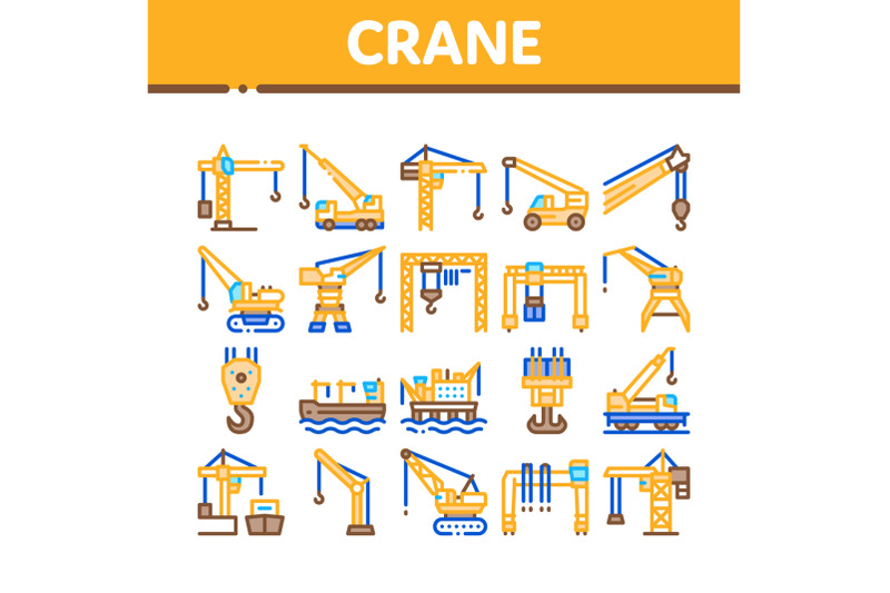 crane-building-machine-collection-icons-set-vector