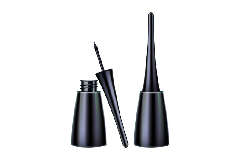 eyeliner-brush-and-package-makeup-tool-set-vector