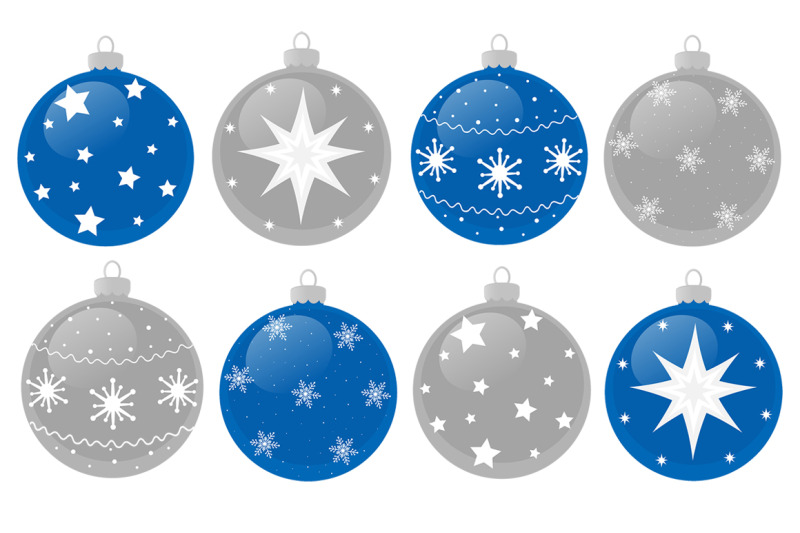 set-christmas-balls-vector-illustration