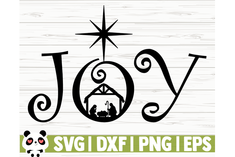 Joy Nativity Scene By CreativeDesignsLLC | TheHungryJPEG.com