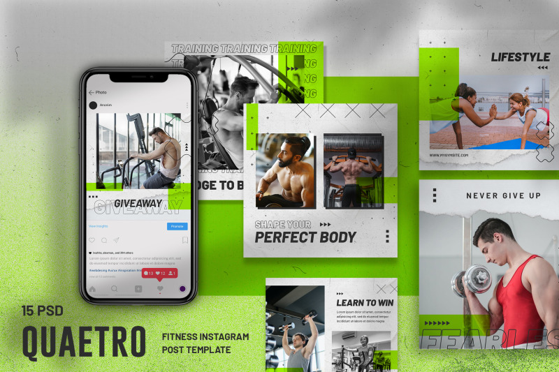 quaetro-fitness-instagram-post-template