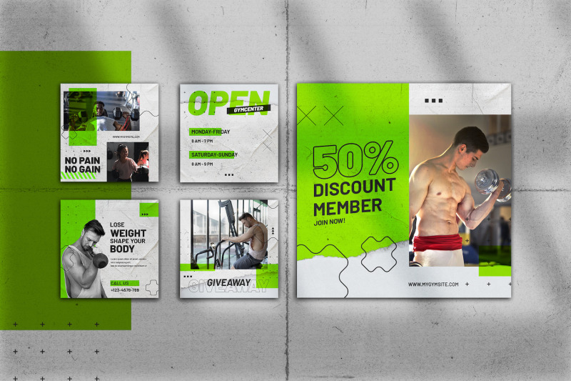 quaetro-fitness-instagram-post-template