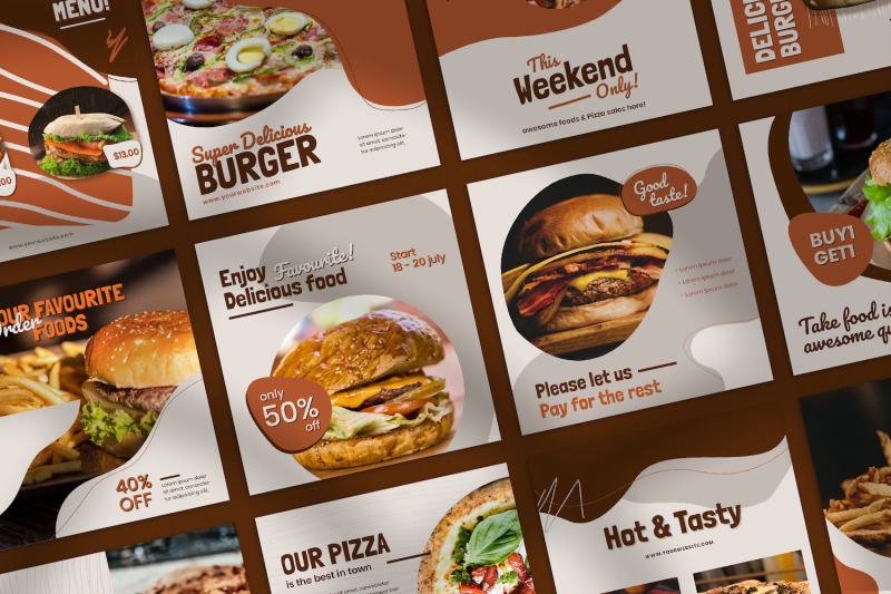 tzanaka-fast-food-instagram-post-template