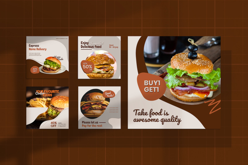 tzanaka-fast-food-instagram-post-template