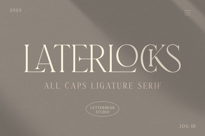 laterlocks-all-caps-ligature-serif