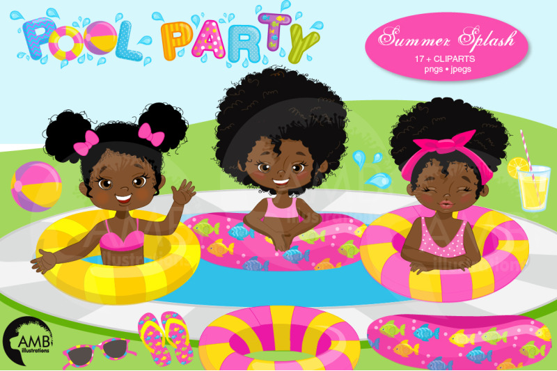 african-american-pool-party-clipart-amb-938-b