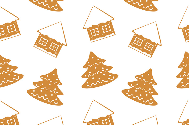 set-christmas-cookies-vector-illustration