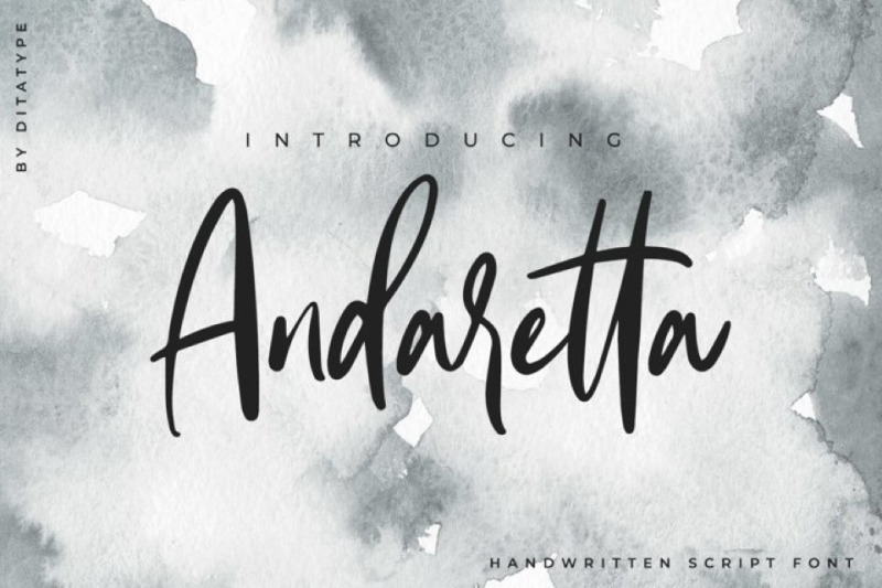 andareta-brush-font