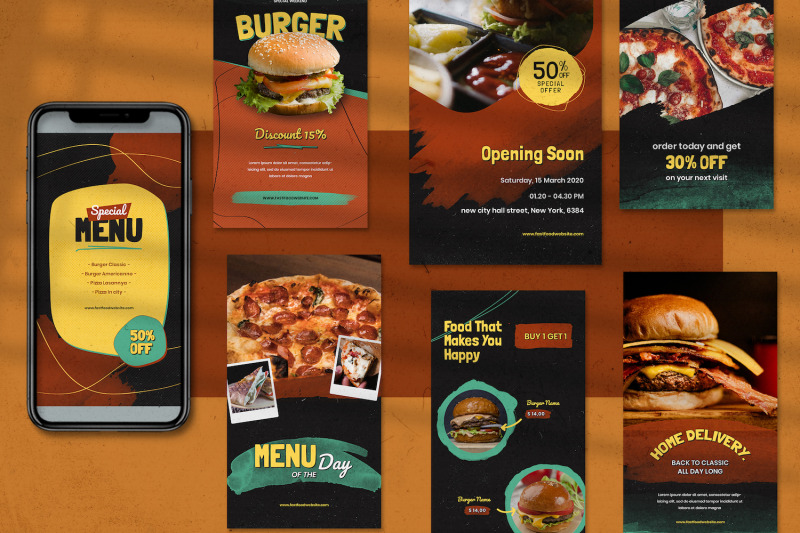 foodio-fast-food-instagram-stories-template