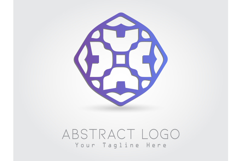 logo-abstract-gradation-purple-color