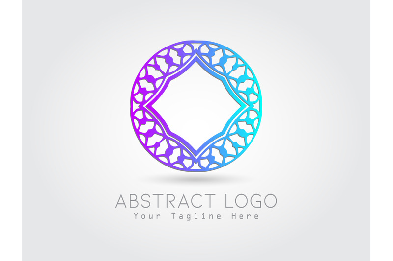 logo-abstract-gradation-purple-blue-color