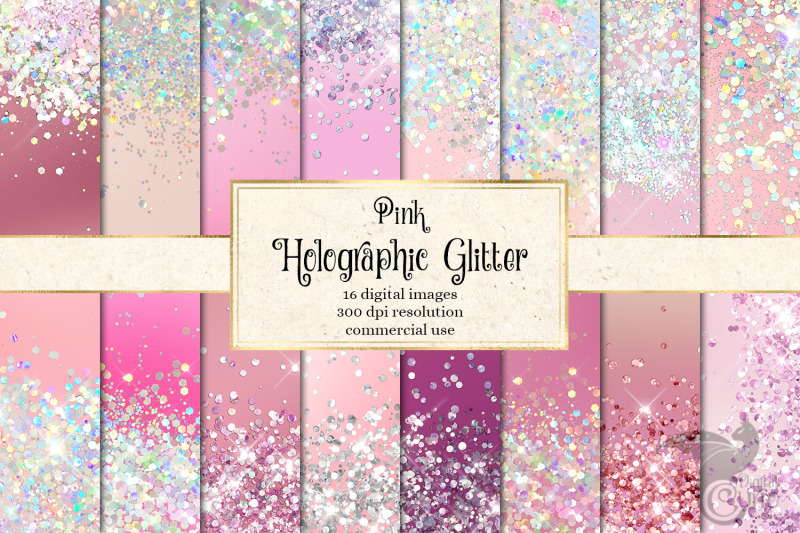 pink-holographic-glitter-textures
