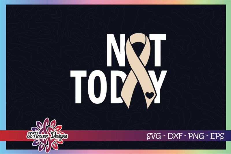not-today-cancer-svg-ribbon-cancer-svg-pearl-ribbon-lung-cancer-svg