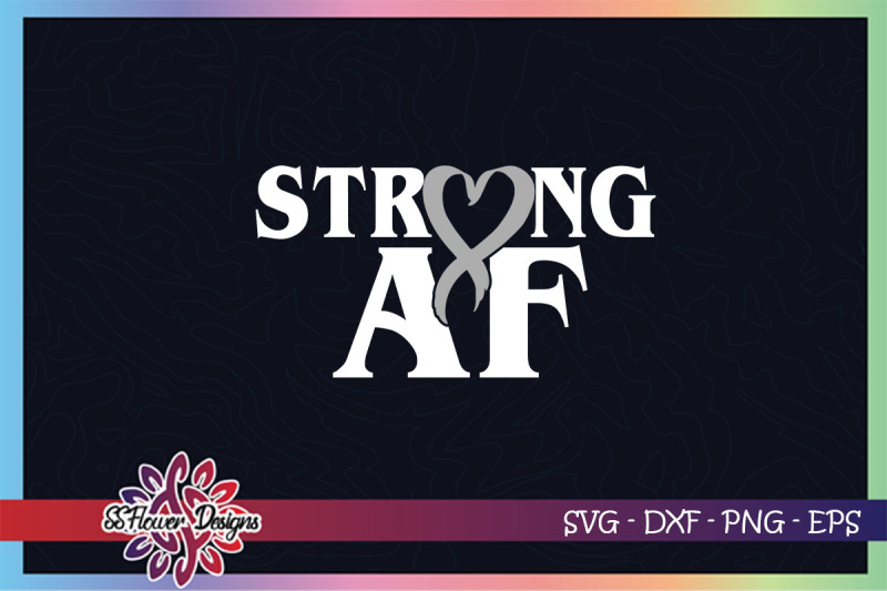 strong-af-svg-ribbon-cancer-svg-grey-ribbon-brain-tumor-svg