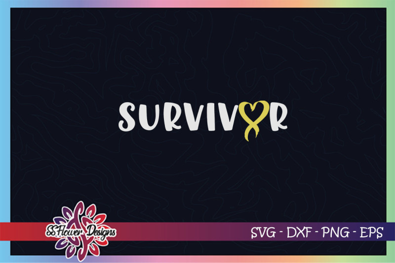 survivor-svg-ribbon-cancer-svg-gold-ribbon-childhood-cancer