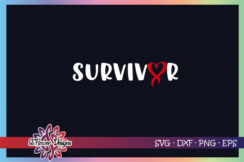 survivor-svg-ribbon-cancer-svg-red-ribbon-heart-disease