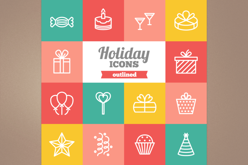 outlined-holiday-icons