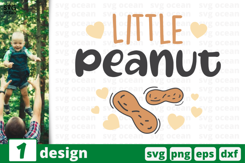 1-little-peanut-baby-quotes-cricut-svg