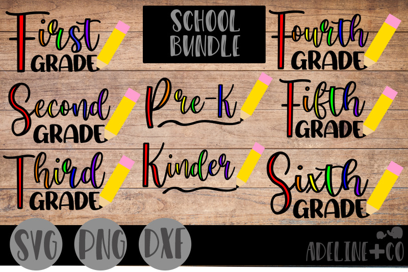 school-bundle-svg-png-dxf