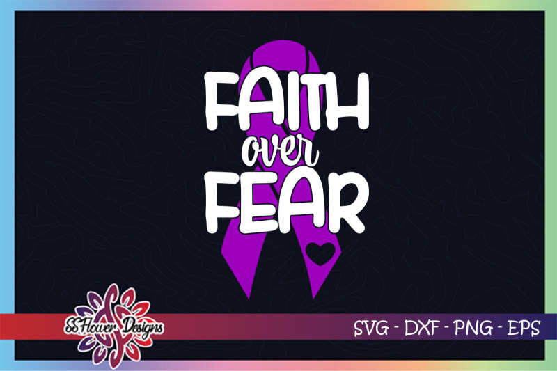 faith-over-fear-svg-ribbon-cancer-svg-purple-ribbon-pancreatic-svg