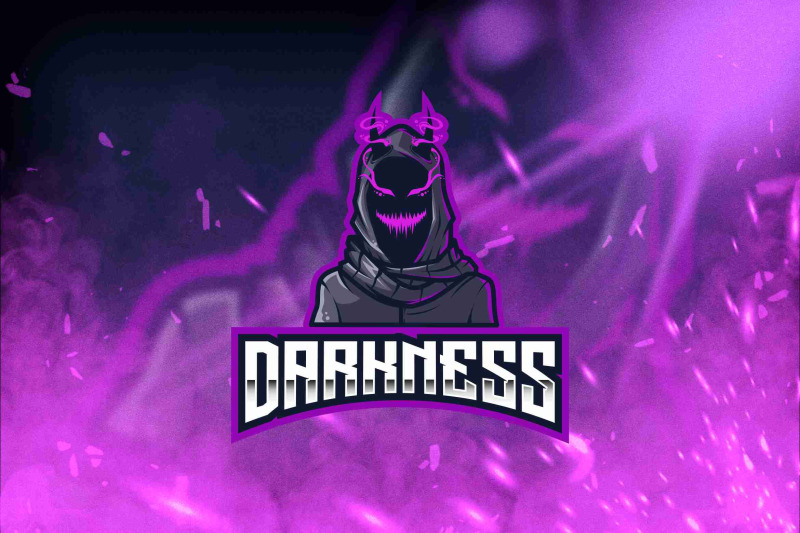 darkness-esport-logo-template