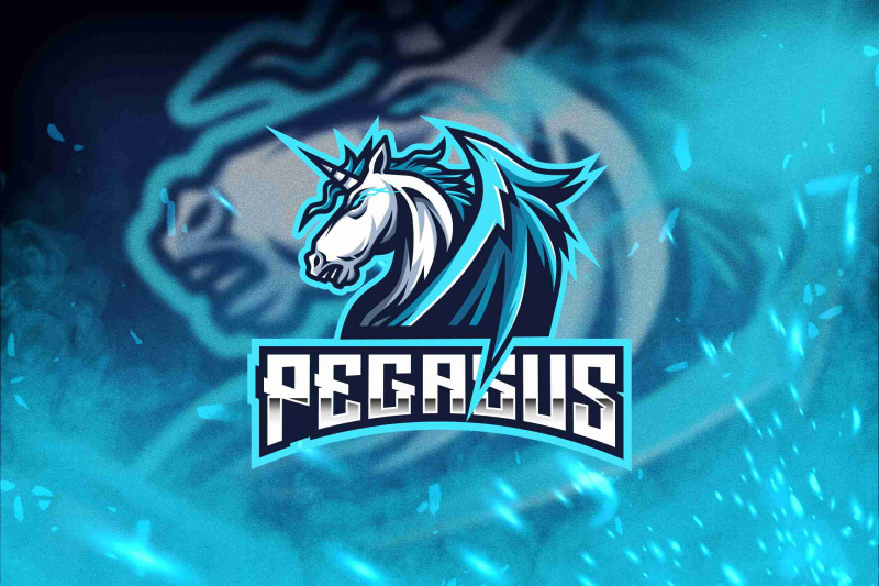 pegasus-esport-logo-template