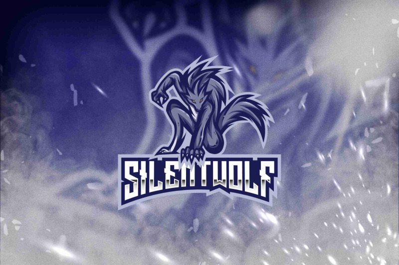 silent-wolf-esport-logo-template