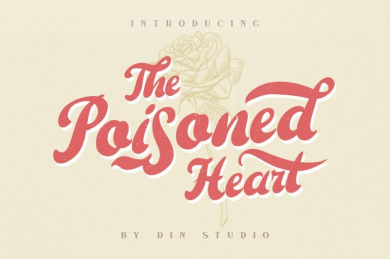 the-poisoned-heart-retro-vintage-font