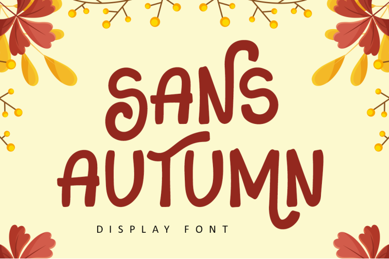 sans-autumn-display-font