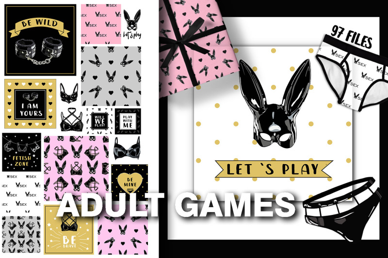 black-rabbit-paper-patterns-clipart-and-posters