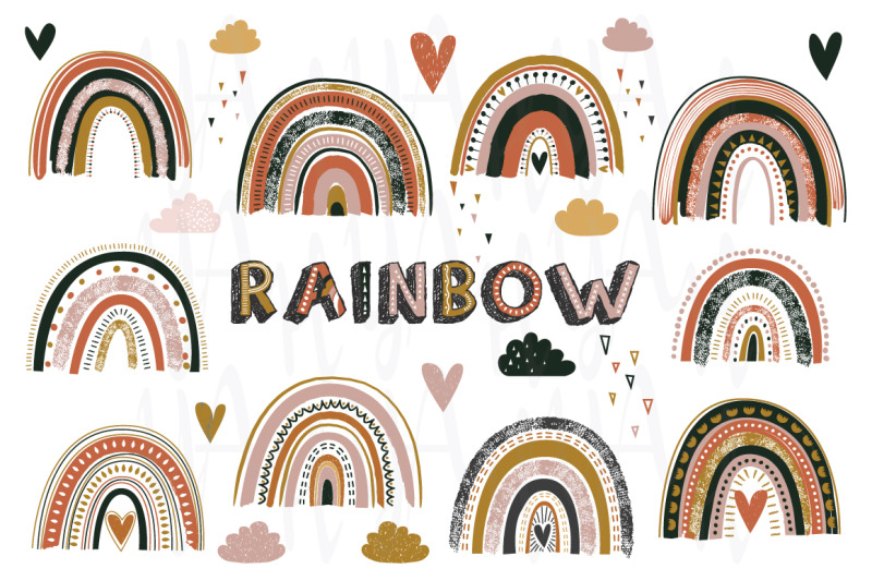cute-rainbows-collection-set-nbsp