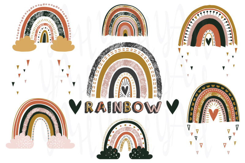 cute-rainbows-collection-set-nbsp