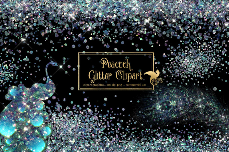 peacock-glitter-clipart