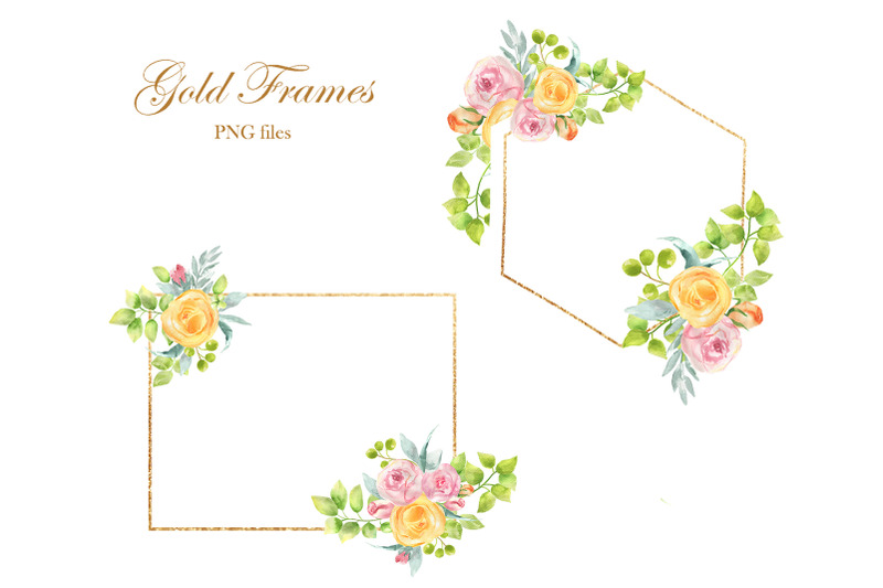 gold-frames-and-bouquets