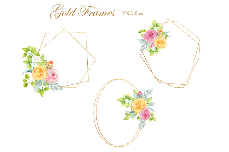 gold-frames-and-bouquets