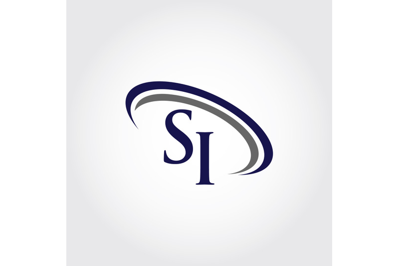 monogram-si-logo-design