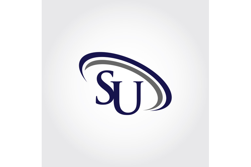 monogram-su-logo-design