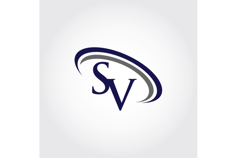 monogram-sv-logo-design