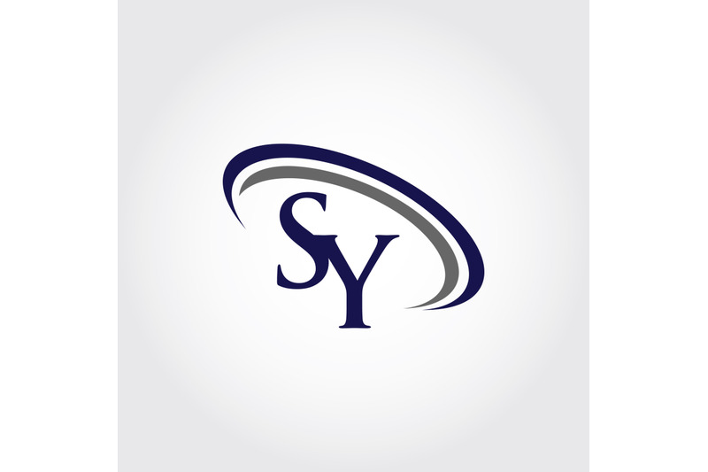 monogram-sy-logo-design
