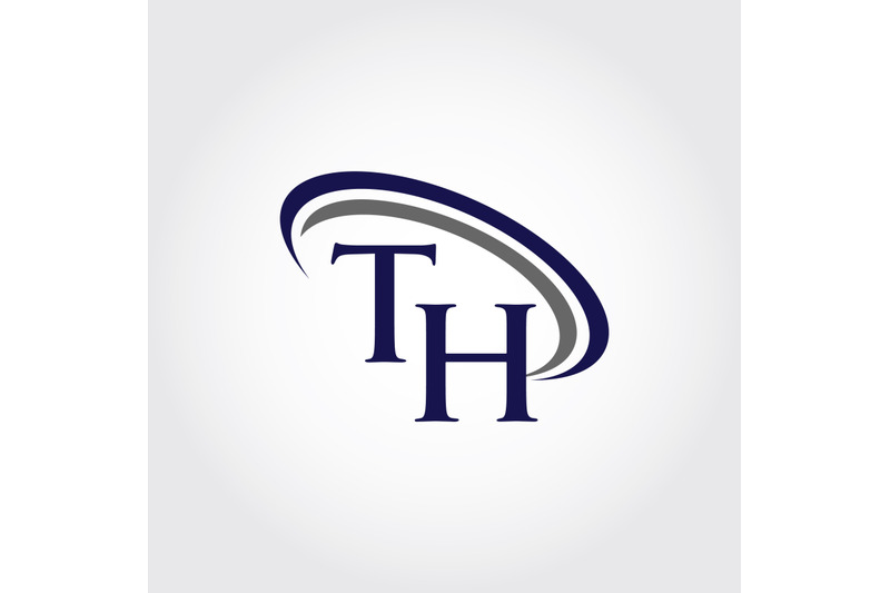Monogram Th Logo Design By Vectorseller Thehungryjpeg
