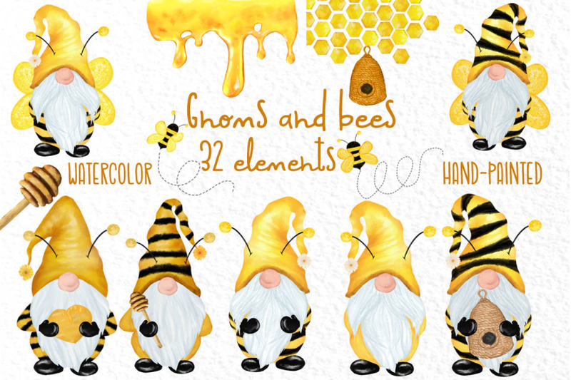 gnomes-and-bees-clipart-honeybee-clipart-bumble-bee-gnomes