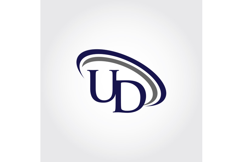 monogram-ud-logo-design