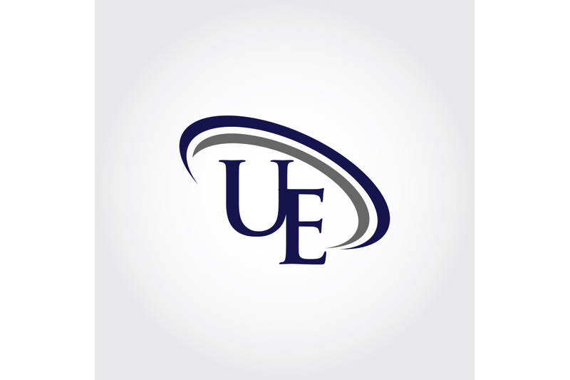 monogram-ue-logo-design