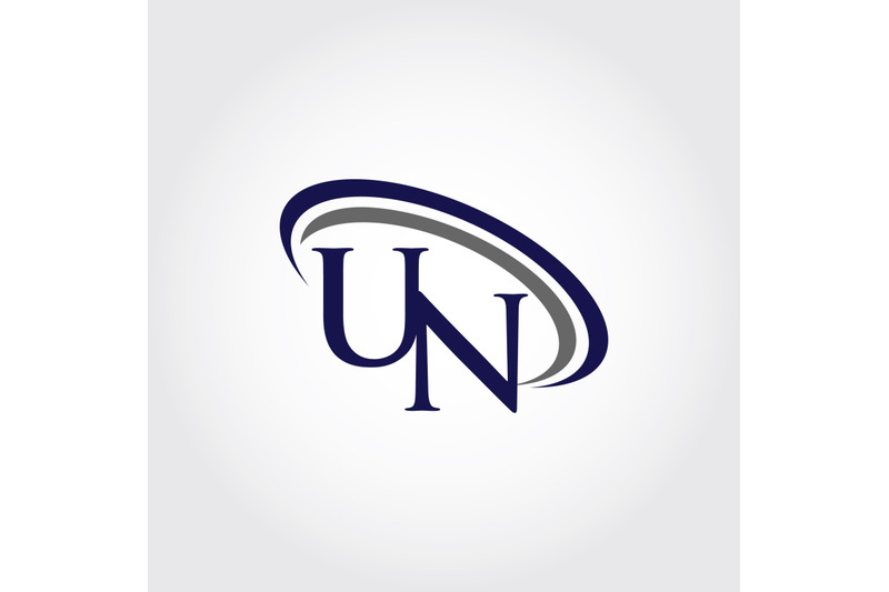 monogram-un-logo-design